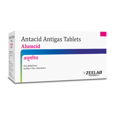 Alumcid Antacid Antigas Tablet