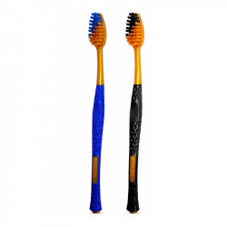 ZEELAB Long Lasting Ultra Soft Toothbrush | Gentle Deep Clean Toothbrush | Pack of 2