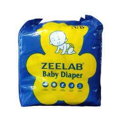 ZEELAB Baby Diaper | Newborn Tape Style Diapers (Pack of 15)