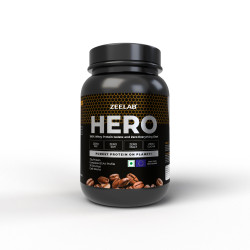 ZEELAB HERO 100% Whey Protein Isolate - Cafe Mocha 909 gms