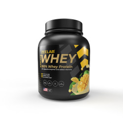 Zeelab Athlete 100% Whey Protein - 2 kg (4.4 lb) Mango Lassi