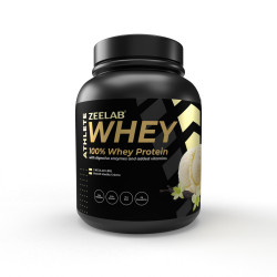 Zeelab Athlete 100% Whey Protein - 2 kg (4.4 lb) French Vanilla Creme