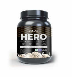 ZEELAB HERO 100% Whey Protein Isolate - Cookies and Cream 1.81 kg