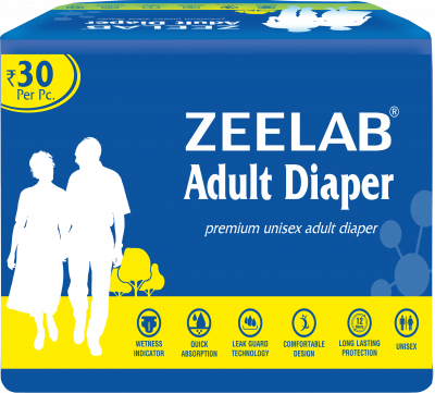 Zeelab Adult Stick Type Diaper  Medium