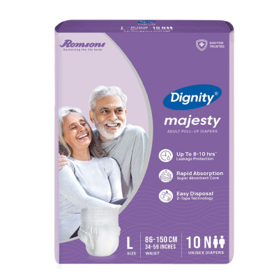 Romsons Adult Diapers Majesty (L)