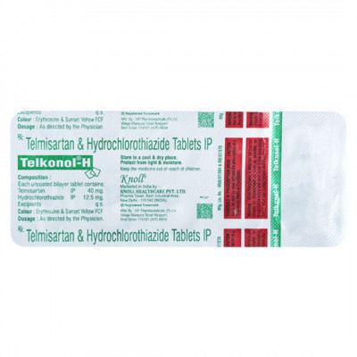 Telkonol H 40mg/12.5mg Tablet