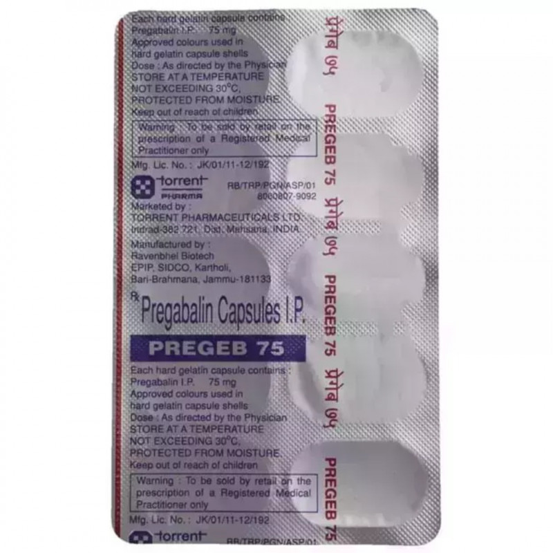 Pregeb 75 Capsule Pregeb 75 Capsule
