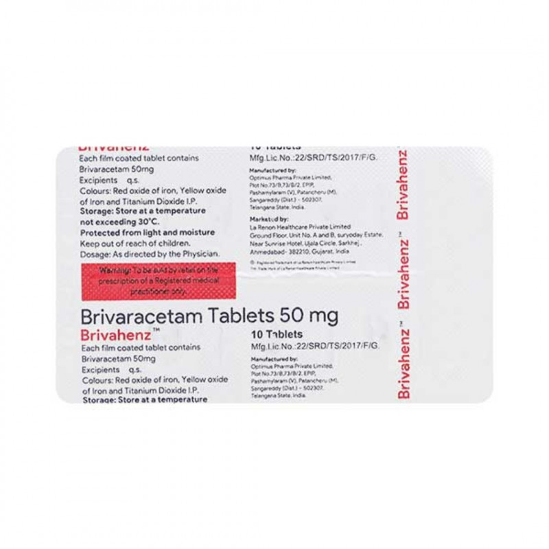 Brivahenz 50mg Tablet