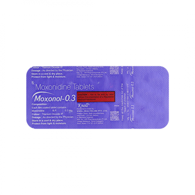 Moxonol 0.3mg Tablet Moxonol 0.3mg Tablet