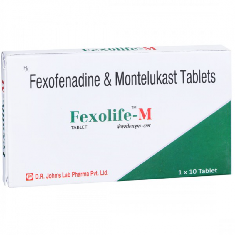 Fexolife M 10 mg/120 mg Tablet