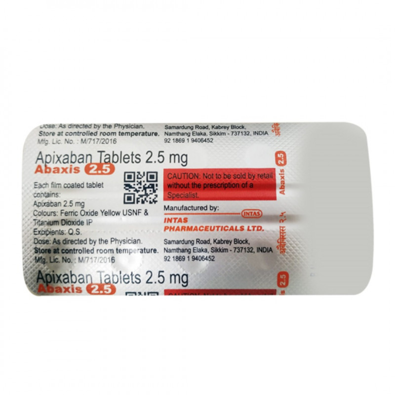 Abaxis 2.5mg Tablet Abaxis 2.5mg Tablet