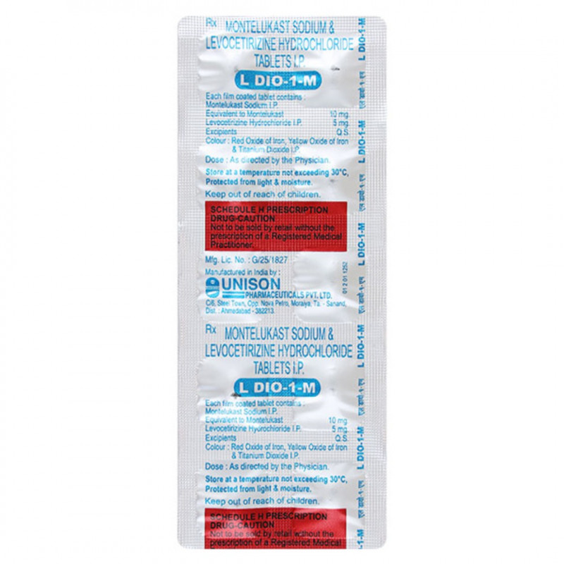 Ldio 1 M 5mg/10mg Tablet