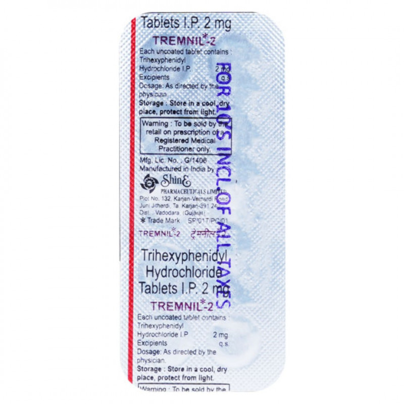 Tremnil 2mg Tablet Tremnil 2mg Tablet