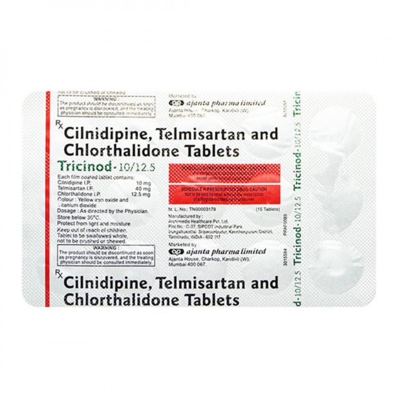 Tricinod 10/12.5 Tablet