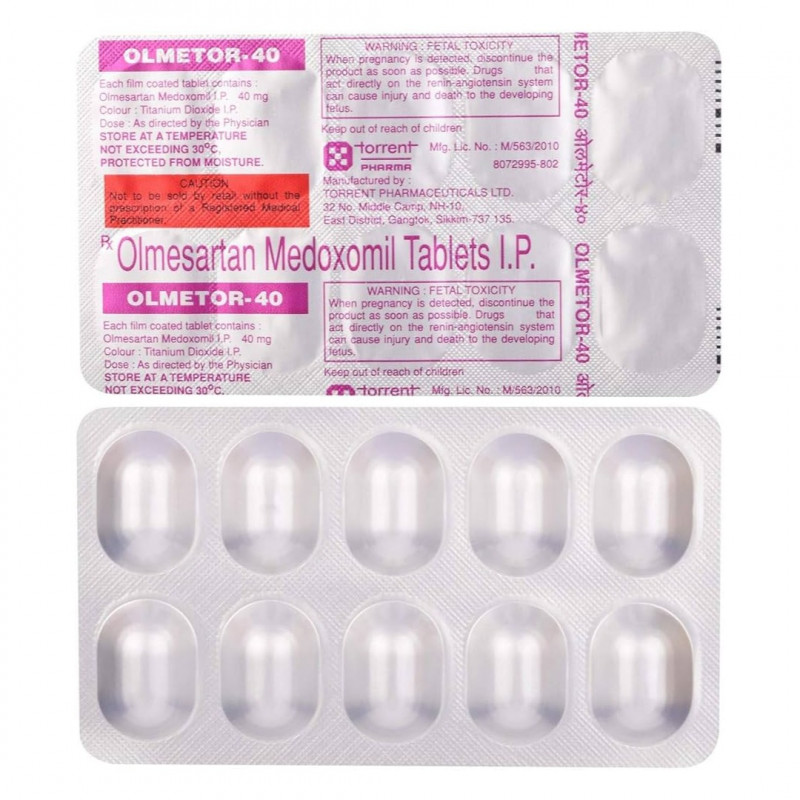 Olmetor 40 Tablet