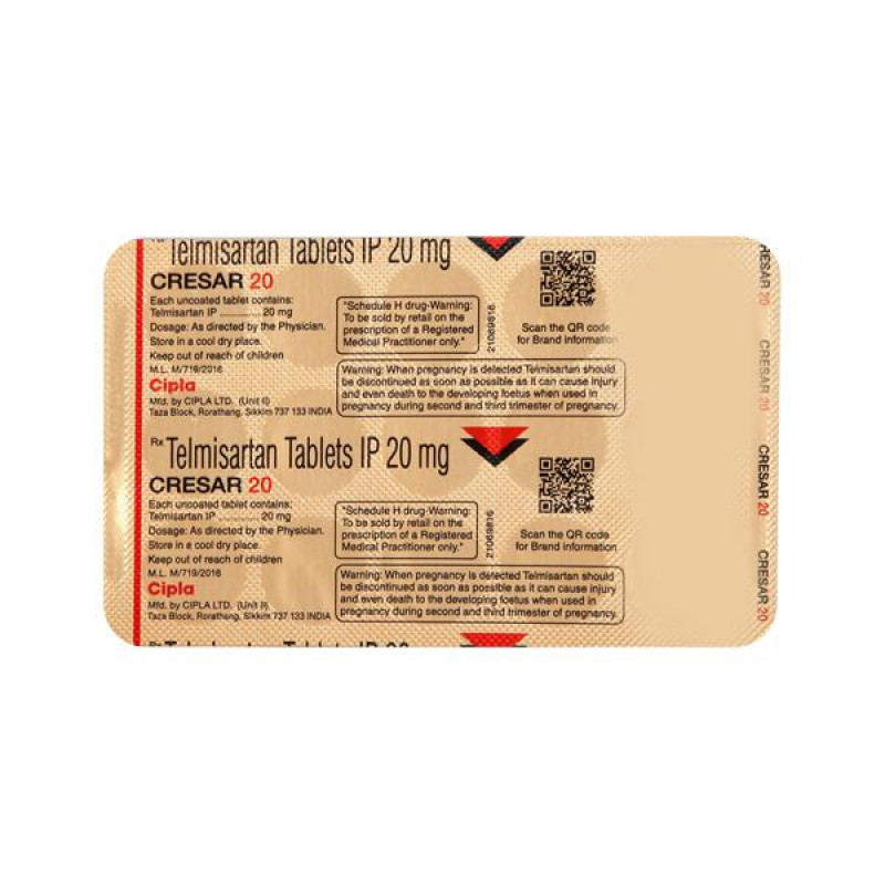 Cresar 20 Tablet Cresar 20 Tablet