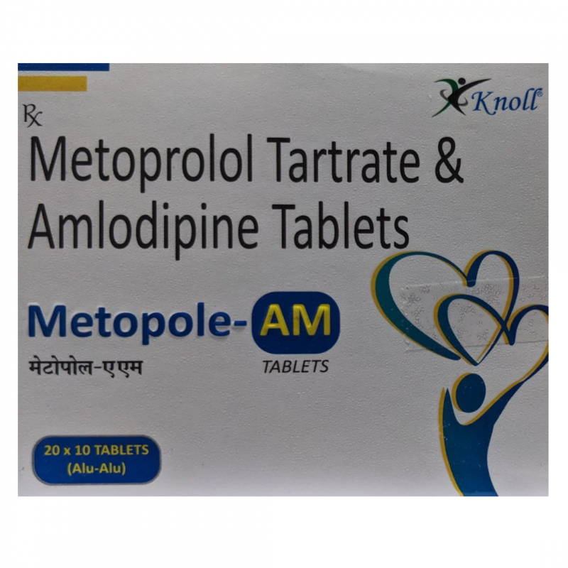 Metol Tab Metopole-AM 5mg/50mg Tablet - Uses, Price, Substitute, Side Effects and ...