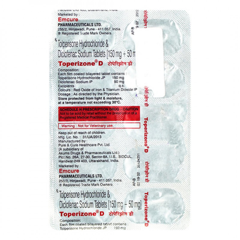Toperizone D Tablet Toperizone D Tablet