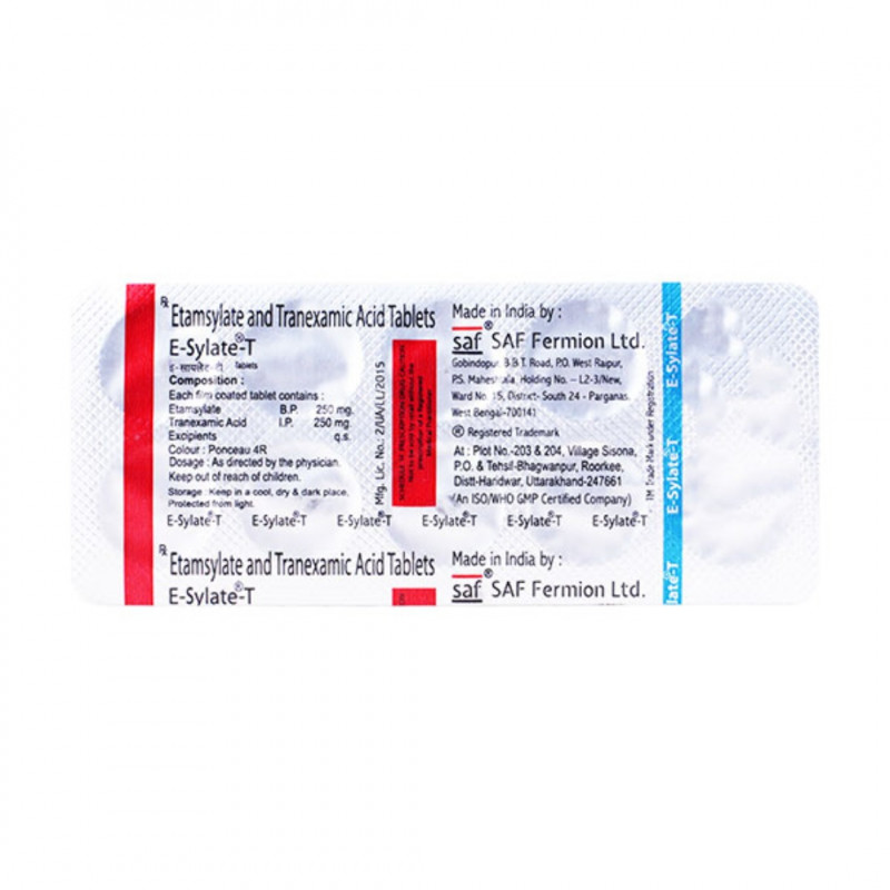 E Sylate T 250mg/250mg Tablet E Sylate T 250mg/250mg Tablet