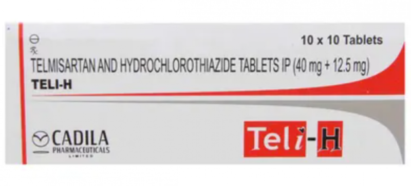 Teli-H 80mg/12.5mg Tablet Teli-H 80mg/12.5mg Tablet