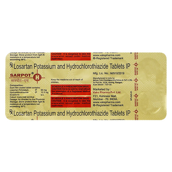 Sarpot H Tablet