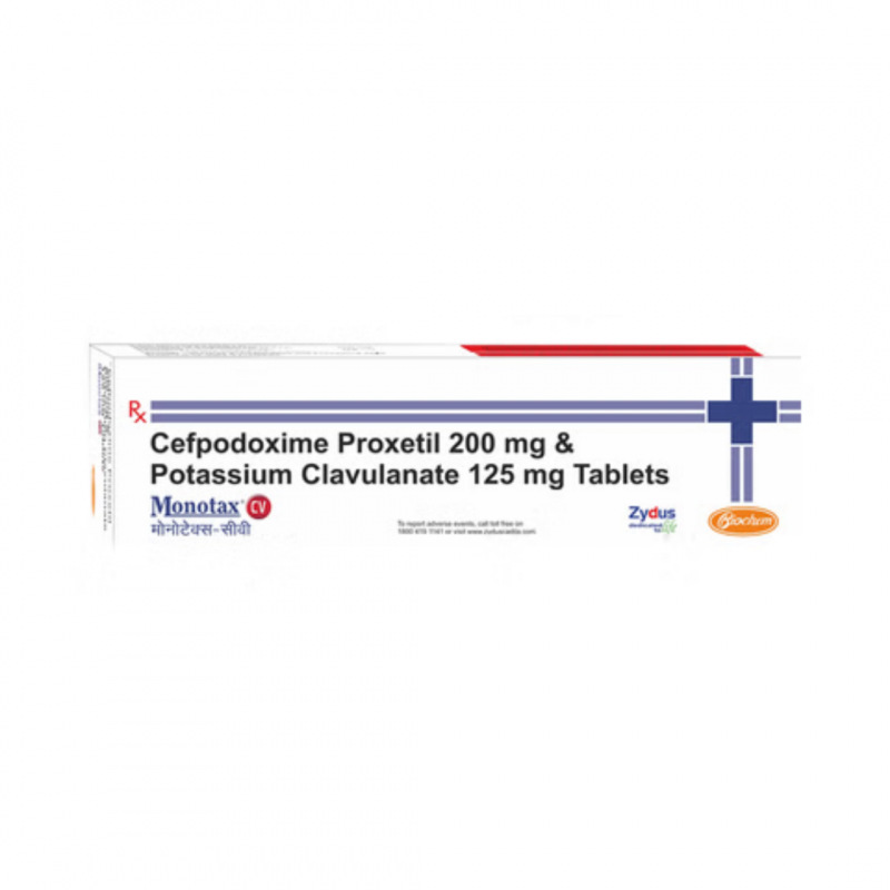 Monotax CV 200mg/125mg Tablet