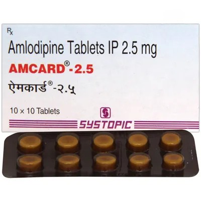 Amcard 2.5 Tablet - Uses, Price, Substitute, Side Effects and Benefits