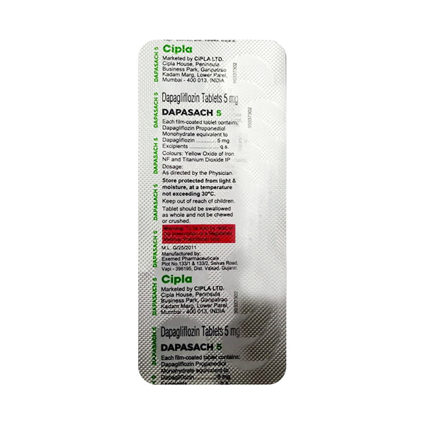 Dapasach 5mg Tablet Dapasach 5mg Tablet