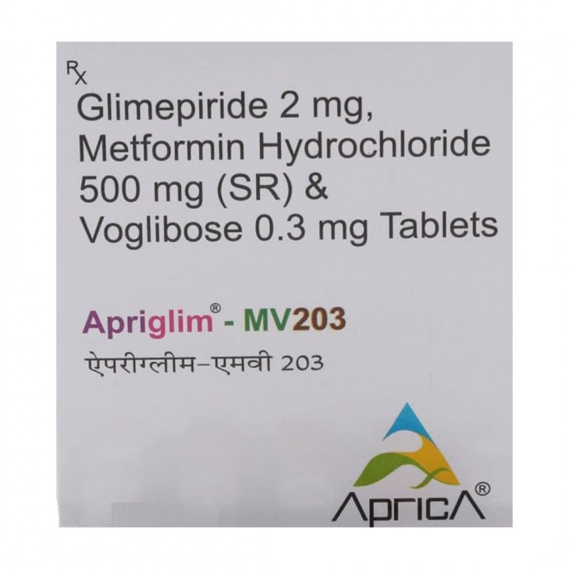 Apriglim-MV 203 Tablet SR Apriglim-MV 203 Tablet SR