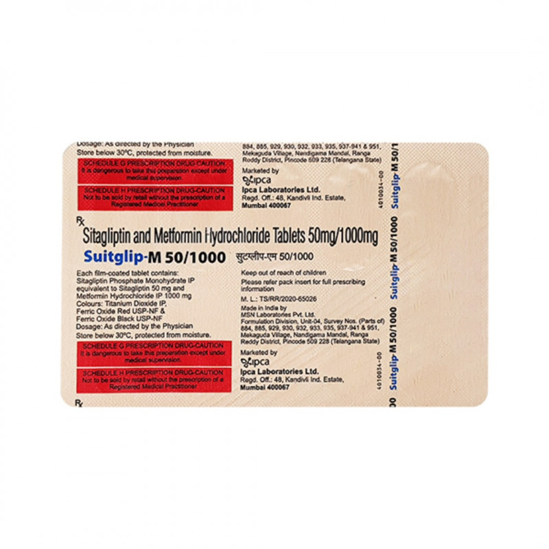 Suitglip-M 1000 Tablet Suitglip-M 1000 Tablet