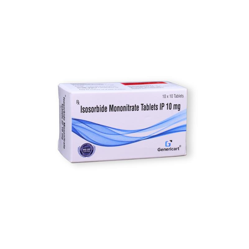 Genericart Isosorbide Mononitrate 10mg Tablet Genericart Isosorbide Mononitrate 10mg Tablet