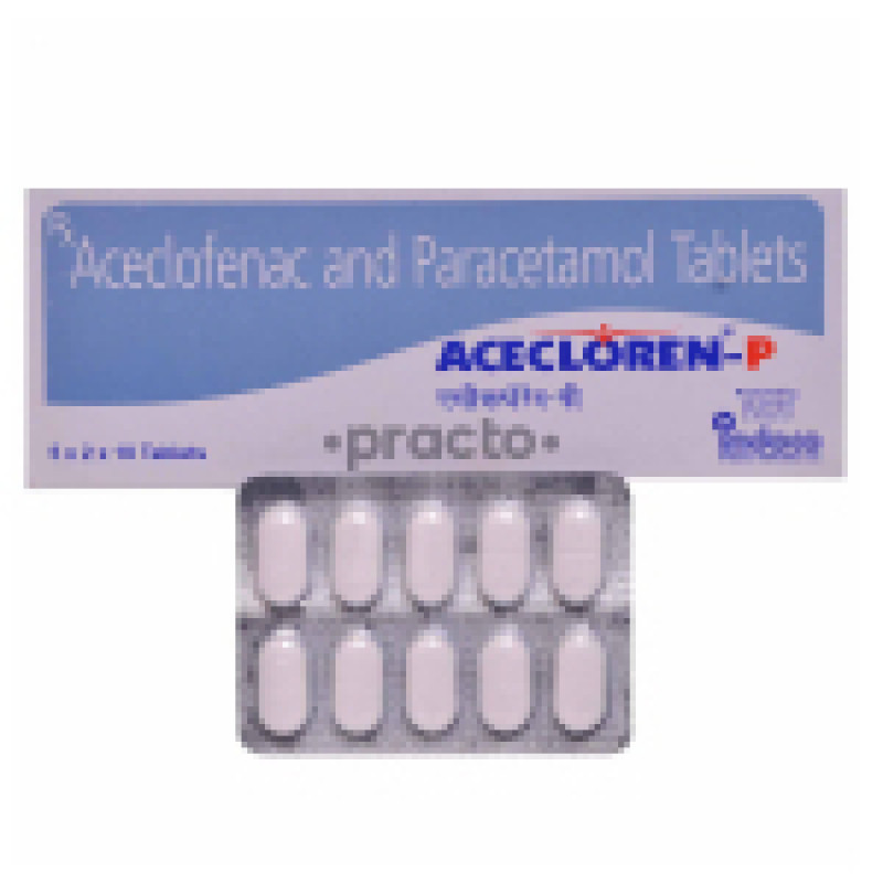 Acecloren P Tablet 100mg/325mg Acecloren P Tablet 100mg/325mg