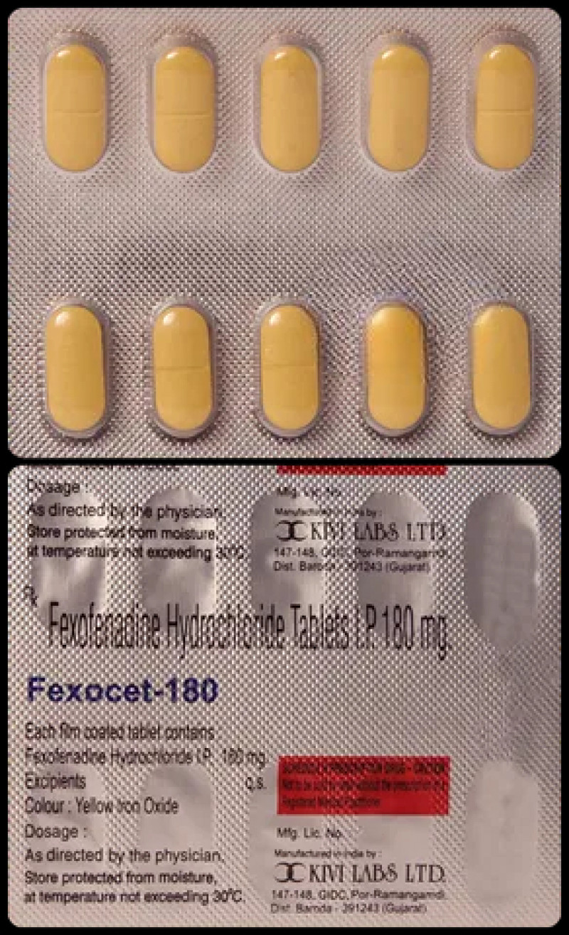 Fexocet 180mg Tablet Fexocet 180mg Tablet