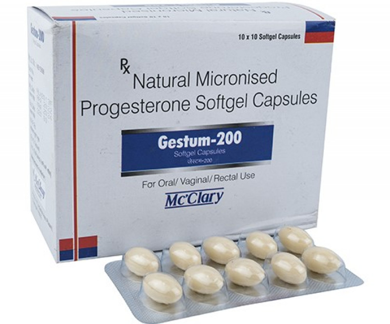 Gestum 200 Soft Gelatin Capsule