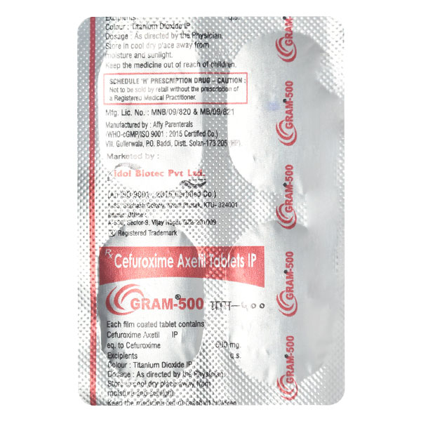 Gram 500mg Tablet