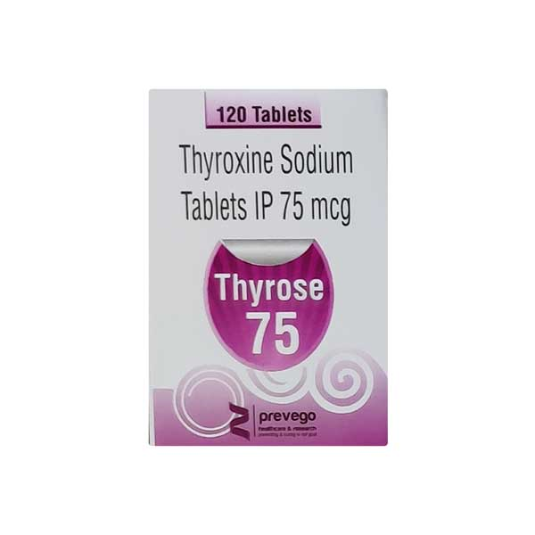 Thyrose 75mcg Tablet Thyrose 75mcg Tablet