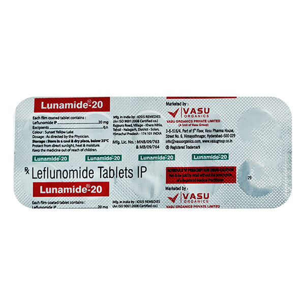 Lunamide 20mg Tablet Lunamide 20mg Tablet
