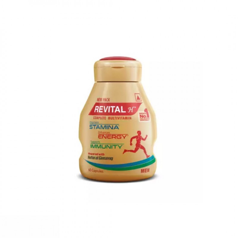 Revital H Men Multivitamin with Calcium, Zinc & Ginseng