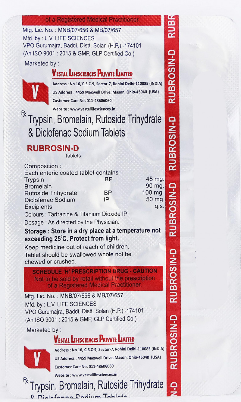 Rubrosin-D Tablet Rubrosin-D Tablet