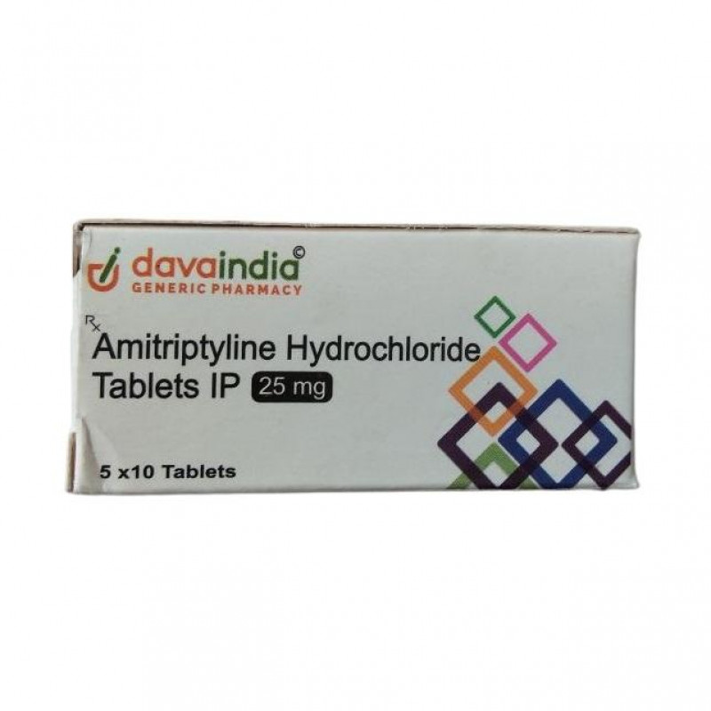 DavaIndia Amitriptyline 25mg Tablet