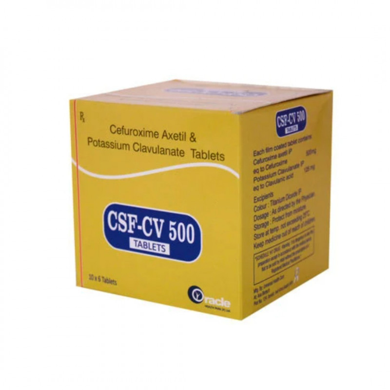 Csf-CV 500mg/125mg Tablet