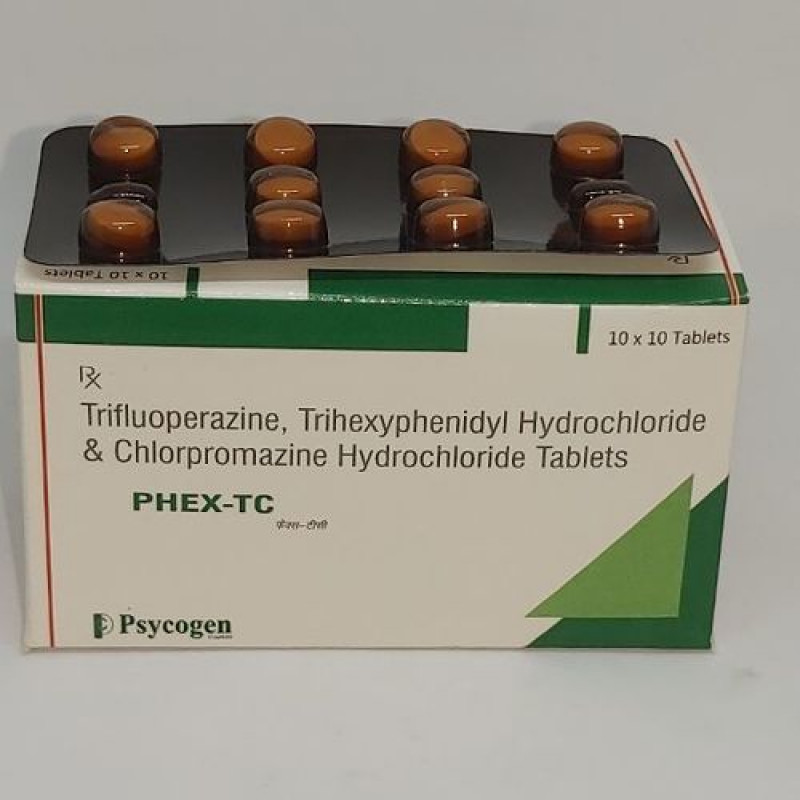 Phex TC 50mg/2mg/5mg Tablet Phex TC 50mg/2mg/5mg Tablet