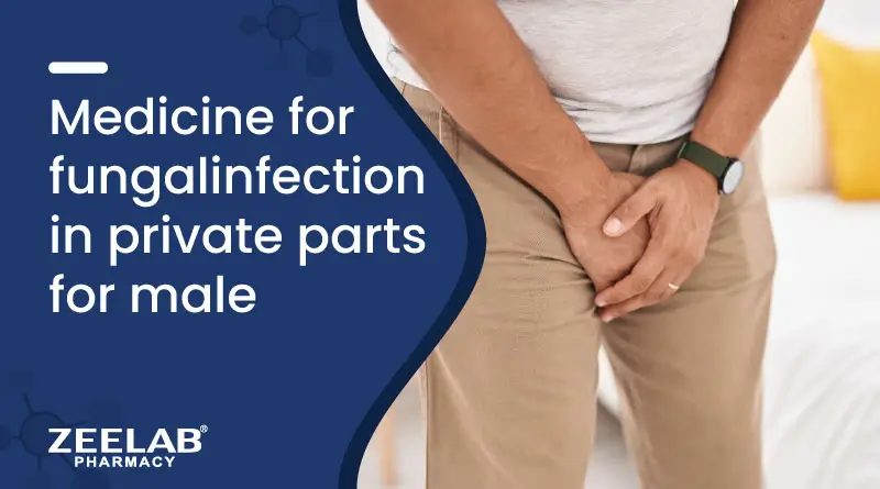 Image of medicine for fungal infection in male private parts