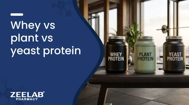 Image of Whey vs Plant vs Yeast Protein