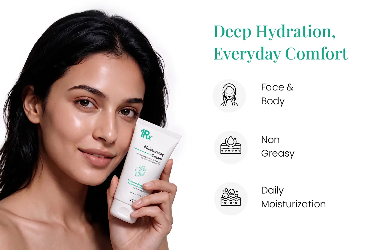 moisturizing cream 100gm for face and body with deep hydration