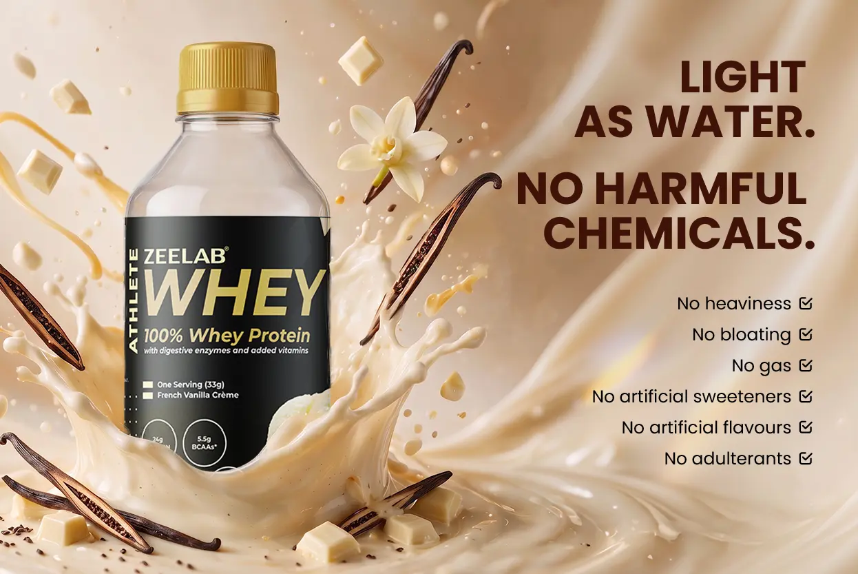 Athlete Whey 100% Powder 33gm - French Vanilla Creme