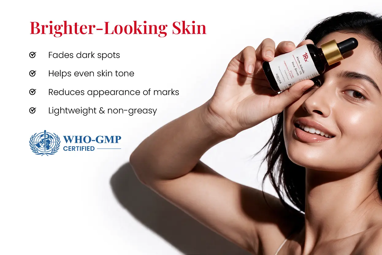 alpha arbutin 2% face serum for brighter-looking skin and even skin tone