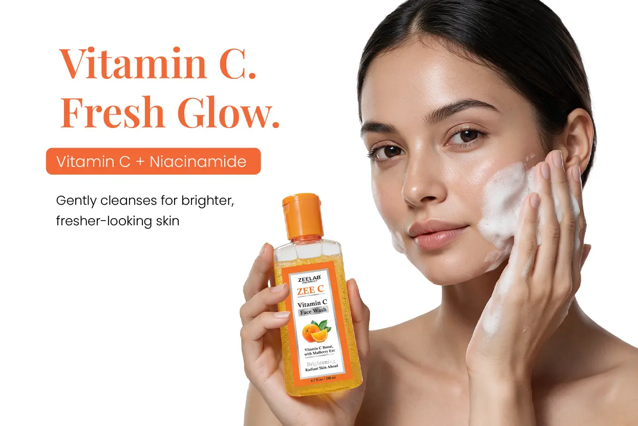 zee c vitamin c face wash for dull skin