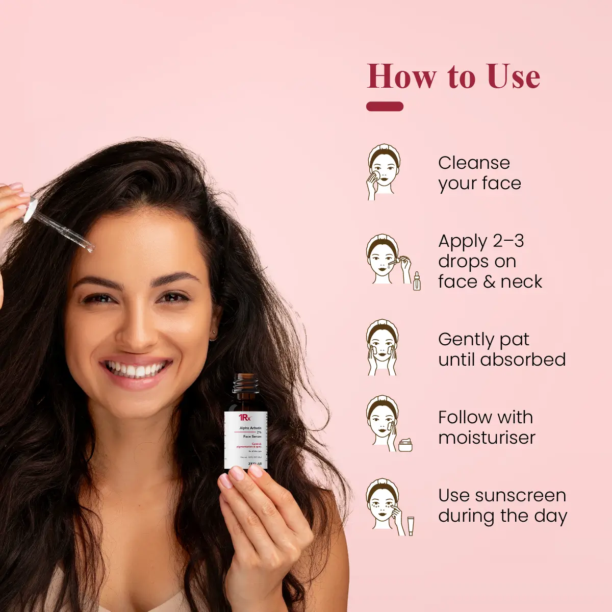 1RX Alpha Arbutin 2% Face Serum 30ml