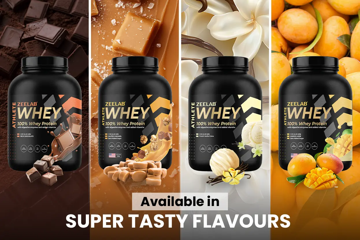 Athlete 100% Whey Protein 2 kg Banana